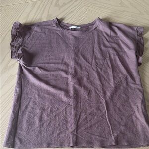Tres Bien Mauve Short Sleeve Tee
